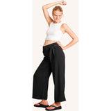 Easy Wrap Maternity Pant, Black