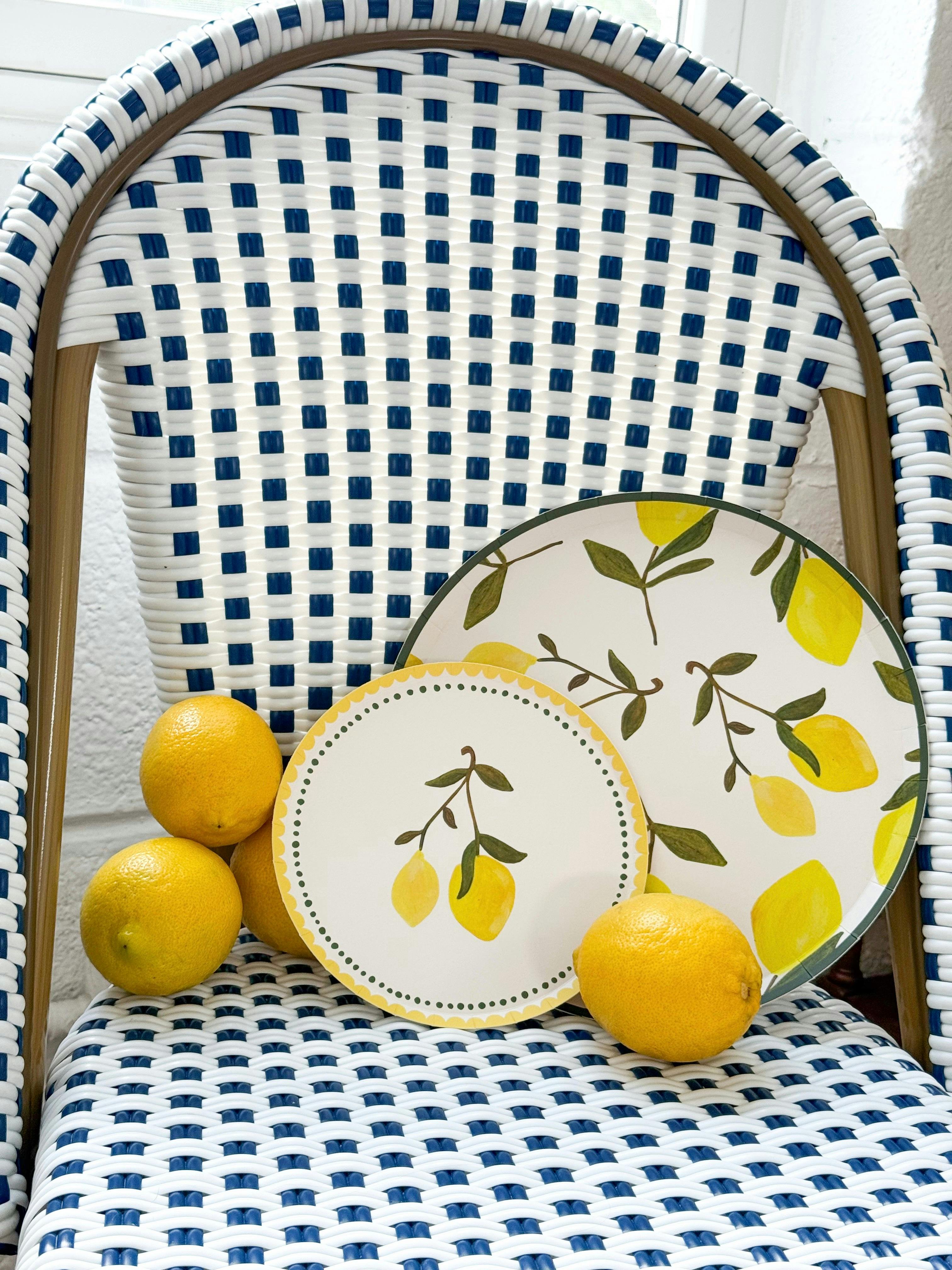 Sorrento Duet Hors d'Oeuvres Plate Set - Limon