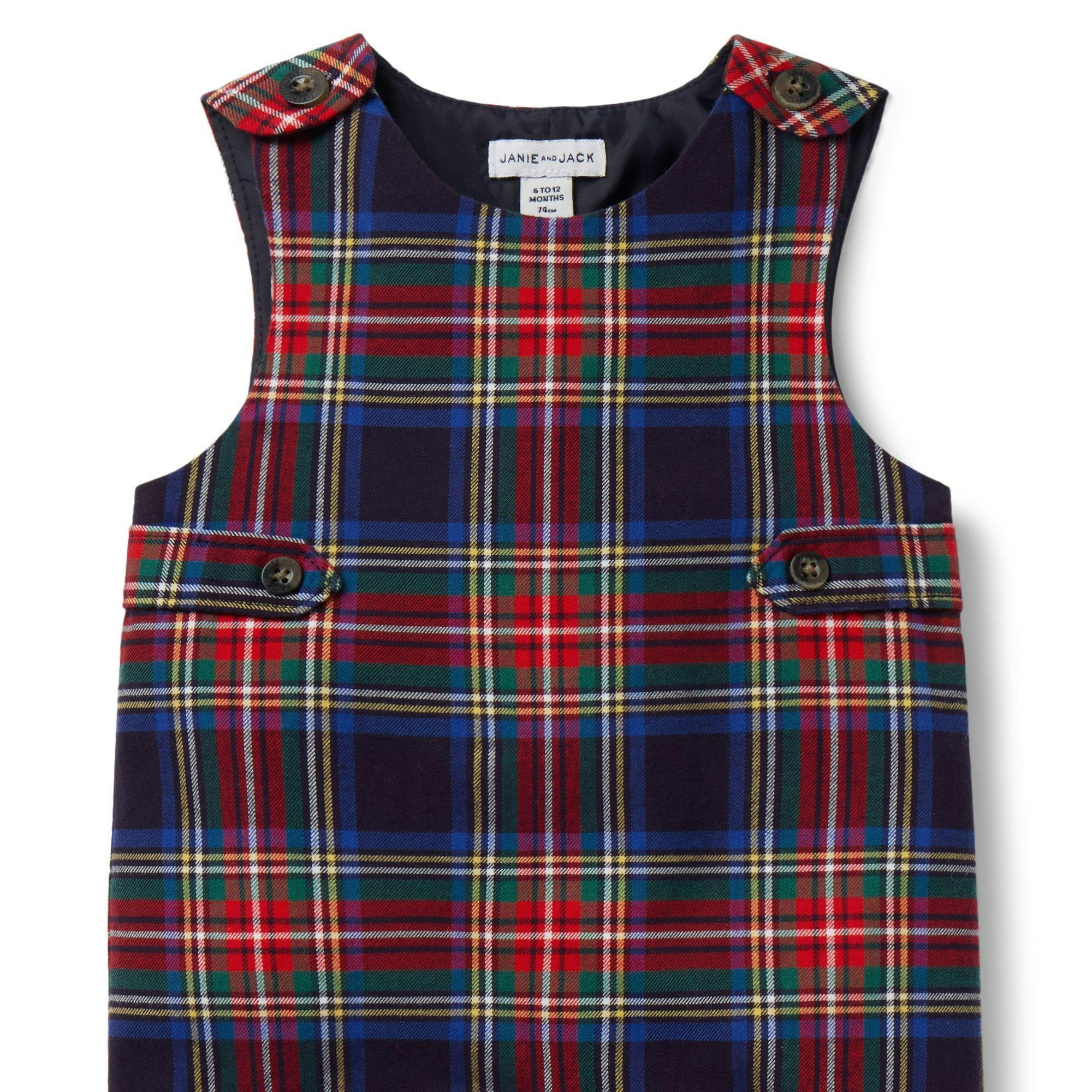 The Tartan Traditions Baby Overall, multicolor