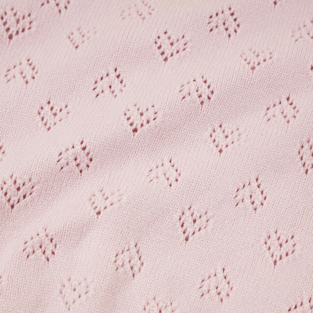 Icing Pink Pointelle Cardigan