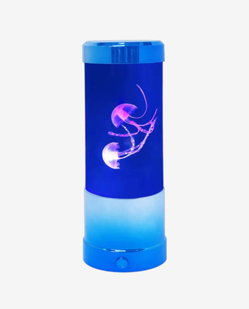 Mini Jellyfish Mood Lamp- Blue Metallic