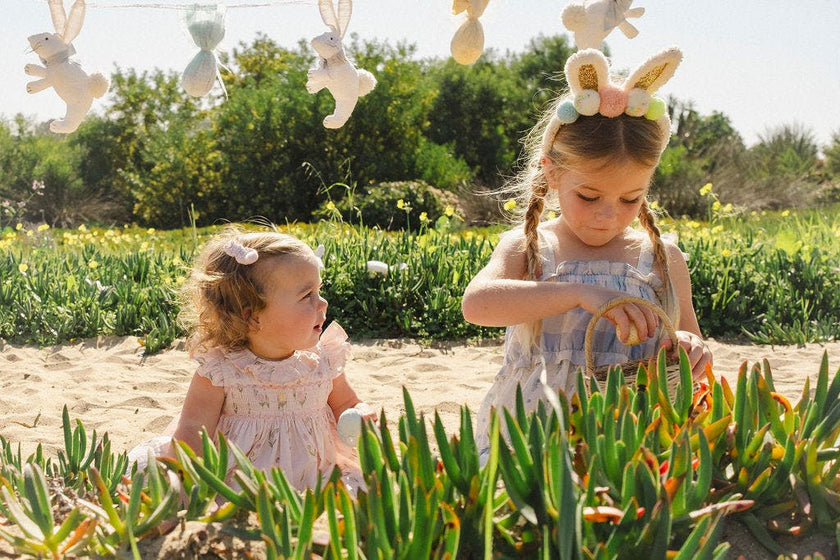 Smock Flutter Set in Dancing Tulips