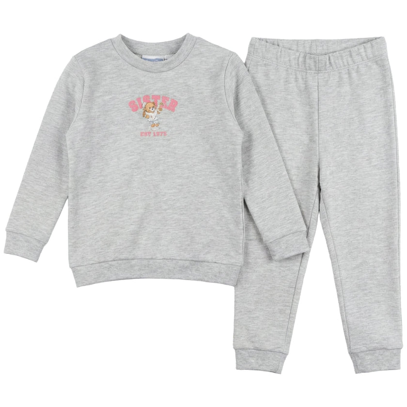 Cotton Spandex Sis Sweatshirt And Pants