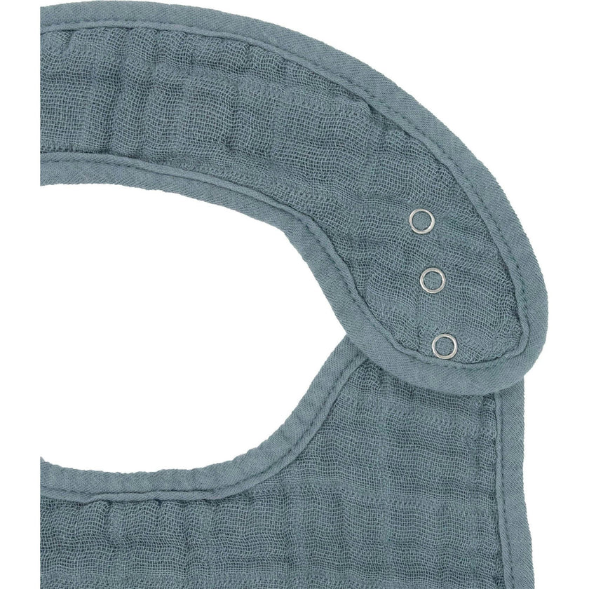 Cotton Muslin Classic Bib 3 Pack - Georgia Peach