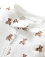 Baby's Pima Romper in Teddy Tales