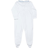 Nella Long Sleeve Smocked Footie