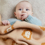 Super Soft Merino Baby Blanket - Ochre