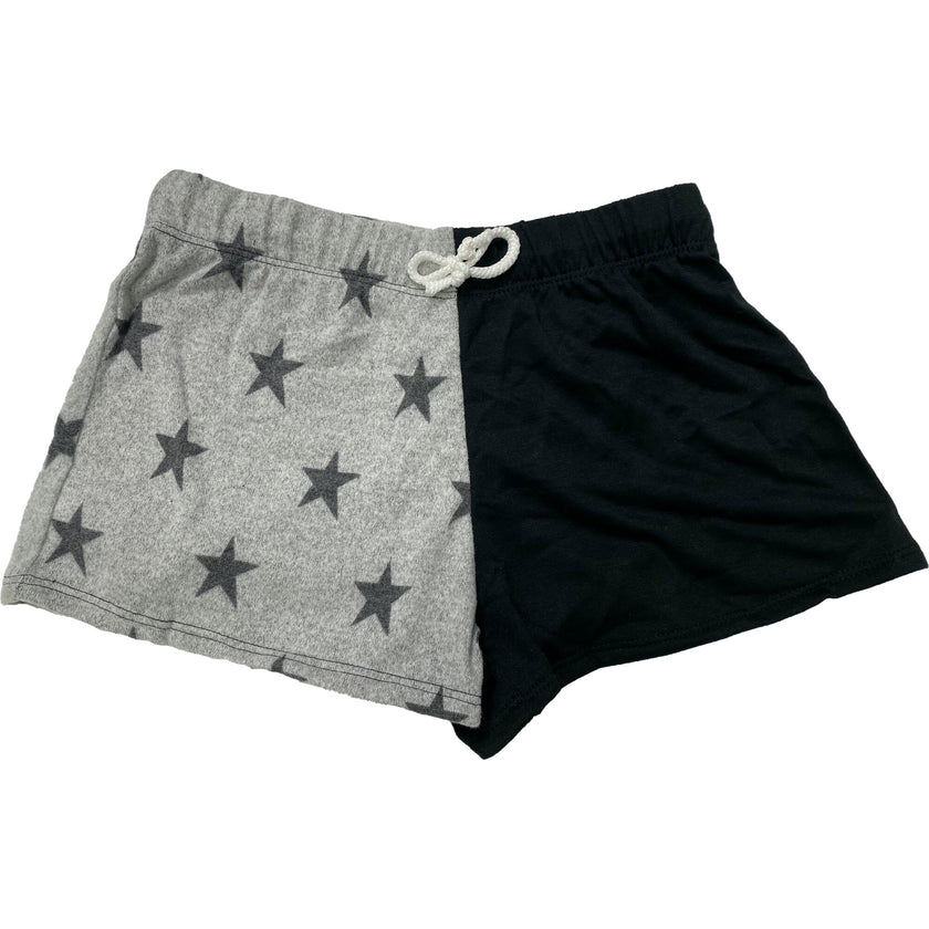 Girls Colorblock Star Drawstring Shorts, Prints