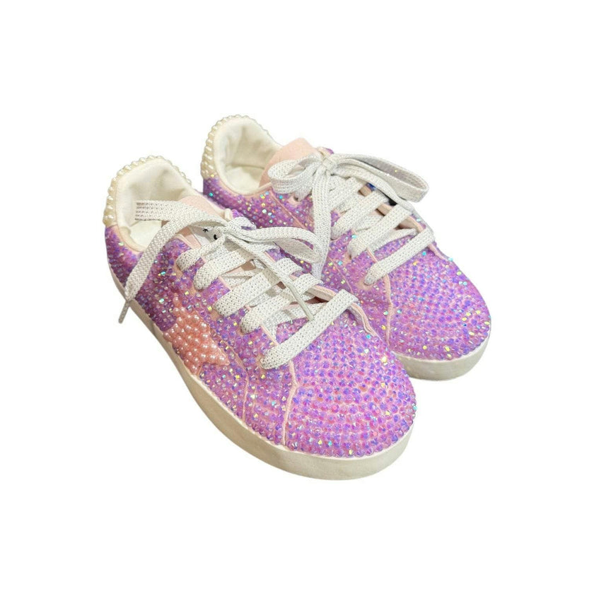 Bubble Gum Crystal Star Sneaker