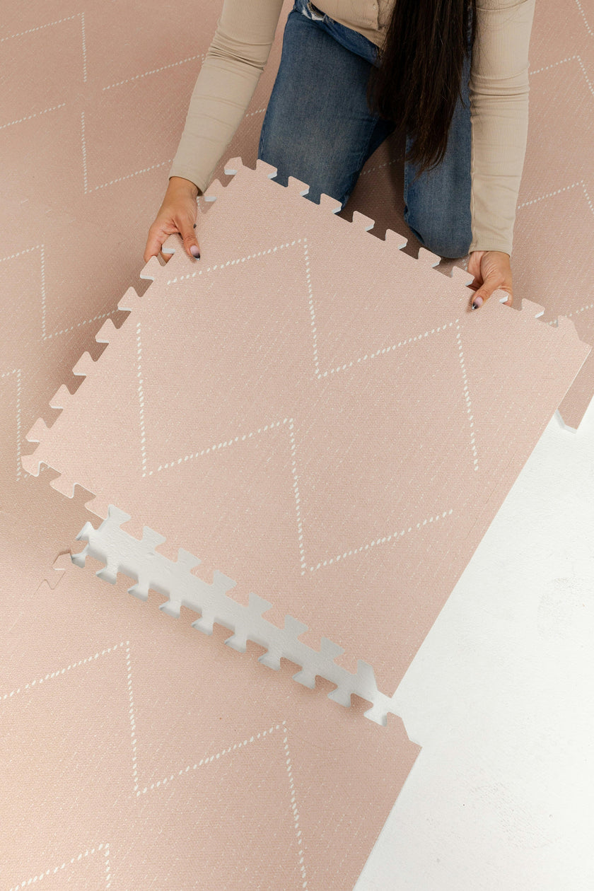Premium Foam Haven Playmat | Tulum, Peony | Toddlekind