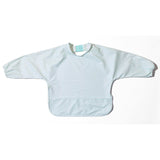 Magnetic Long Sleeve Bib - Mint Check