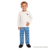 Boys (2-4) Pajama Set | Fair Isle Moose