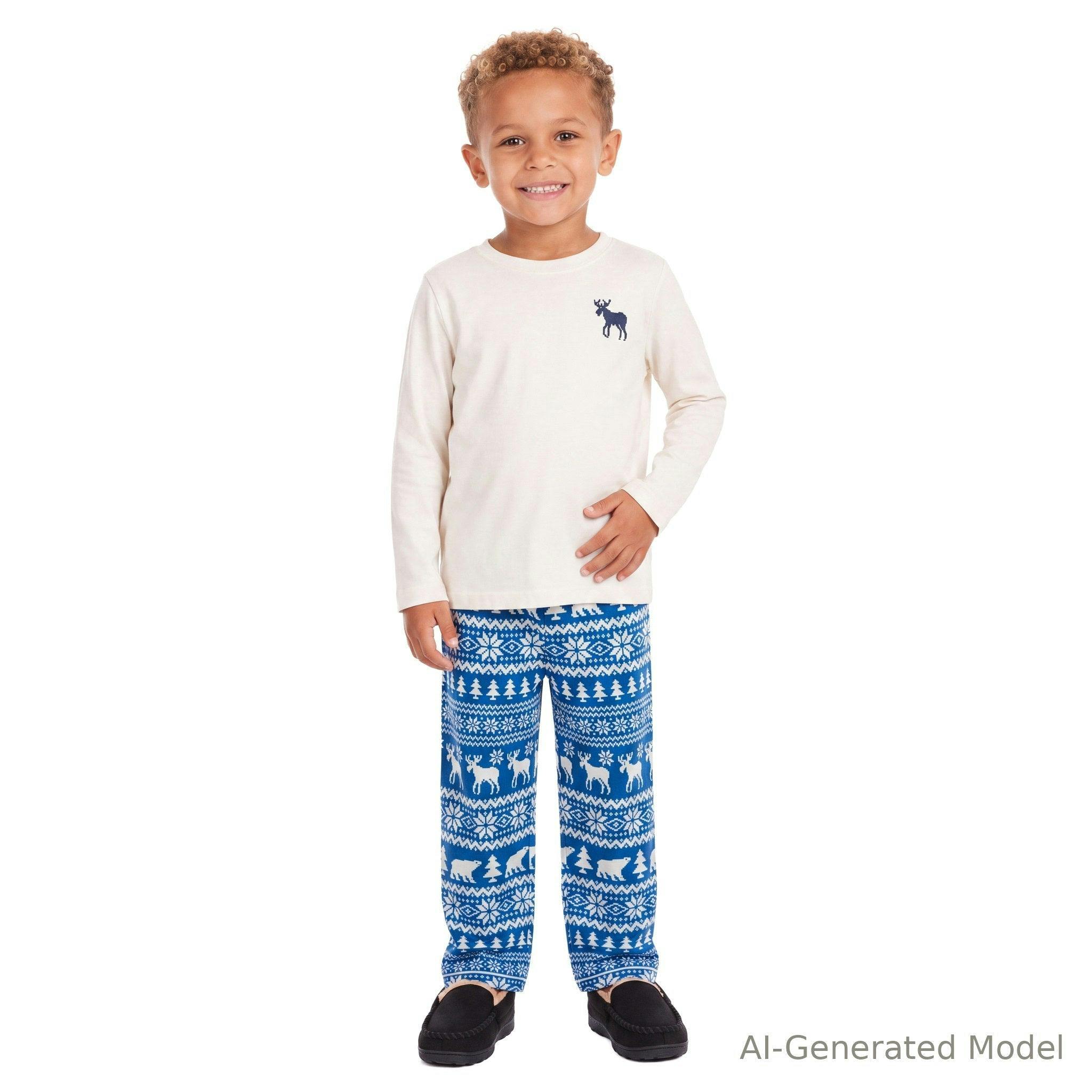 Boys (2-4) Pajama Set | Fair Isle Moose
