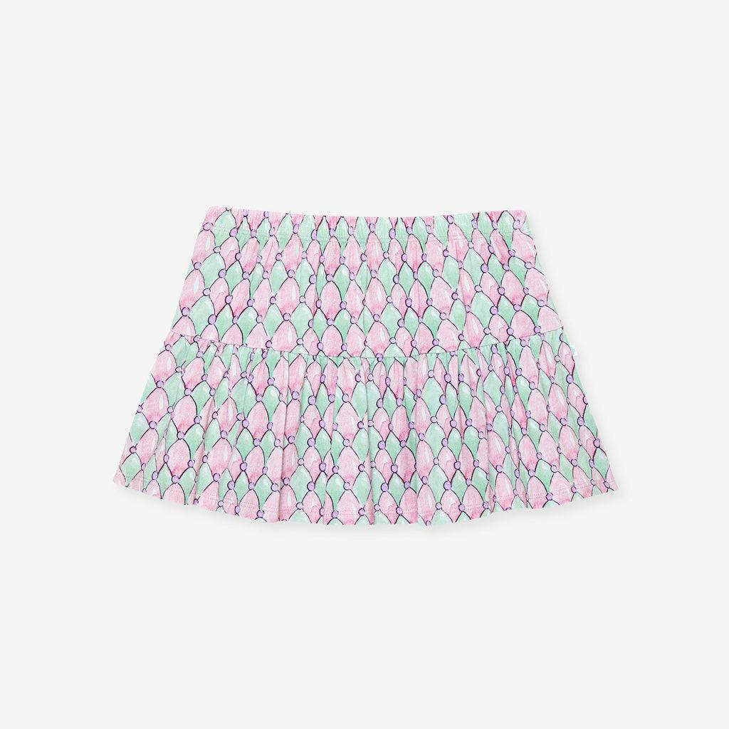 Harlequin Diamonds French Terry Skater Skirt