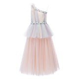Multicolor Apollo Iridescent Tulle Gown