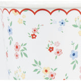 Ditsy Posy Scalloped Cups