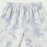 Marble Stripe Rib Hoodie and Jogger Set