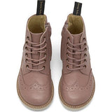 Sidney Brogue Boot, Pink