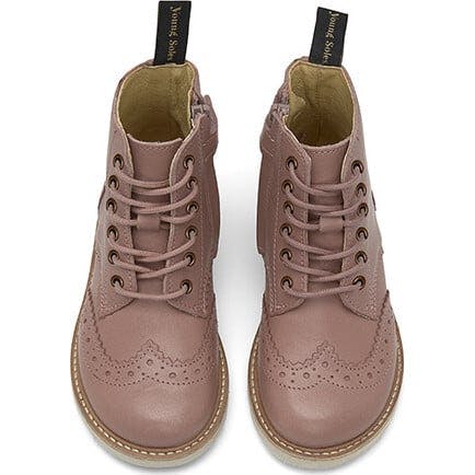 Sidney Brogue Boot, Pink