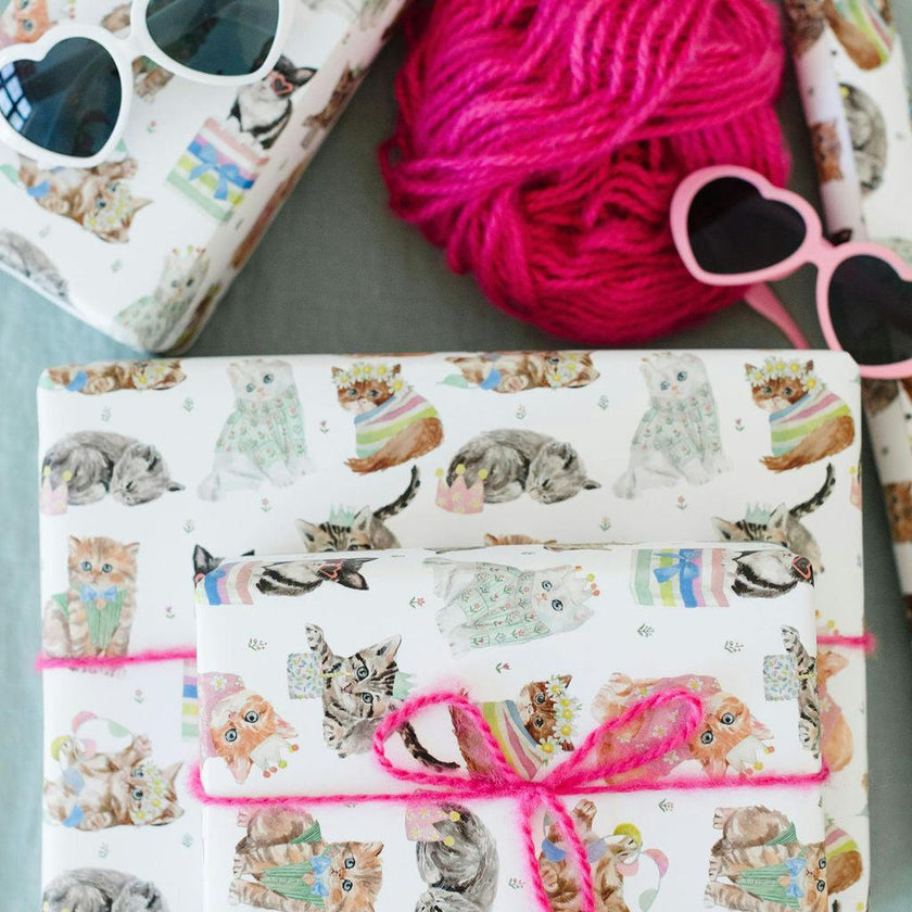 Birthday Kittens Gift Wrap