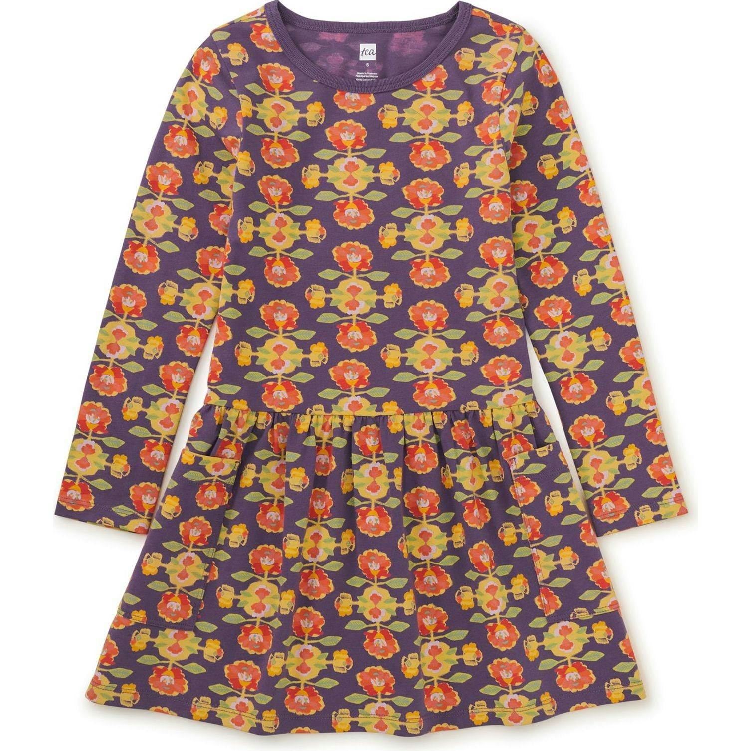 Long Sleeve Pocket Dress, Pink