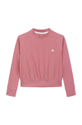 girls dusty pink crewneck