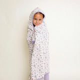 Premium Big Kid Hooded Towel - Minnie Mouse's Bowquet