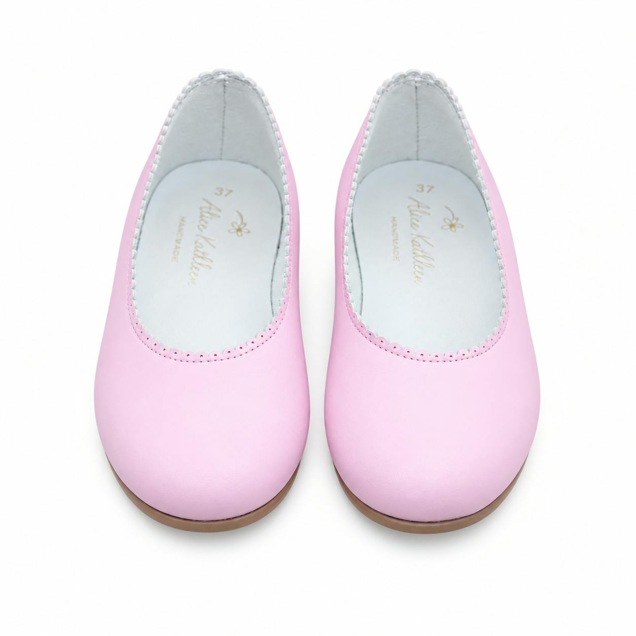 Pink Scalloped Flats