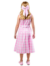 Girls' Barbie Movie Perfect Day Pink Gingham Dress