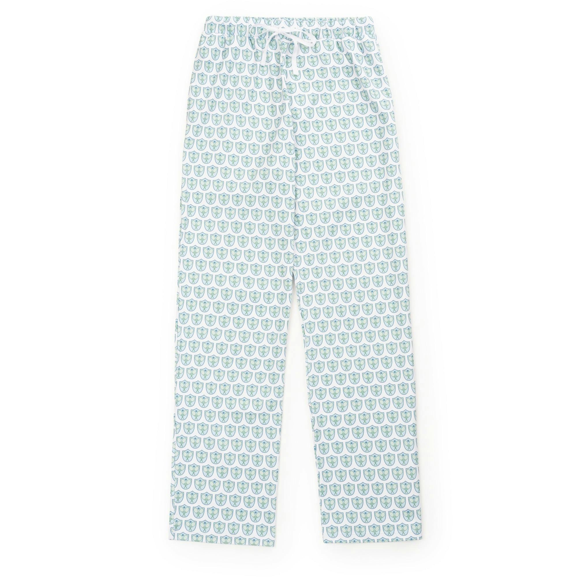 Brent Men's Hangout Pant - Tennis Crest Blue
