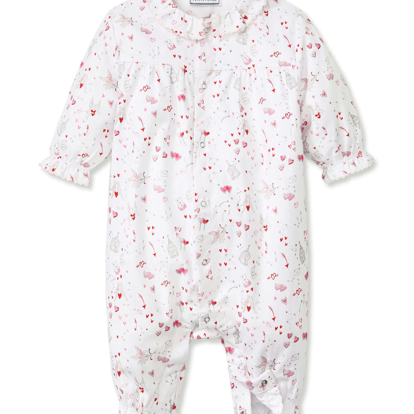 Baby's Twill Madeline Romper in Love Song