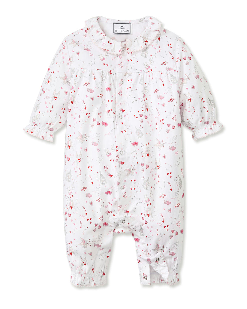 Baby's Twill Madeline Romper in Love Song