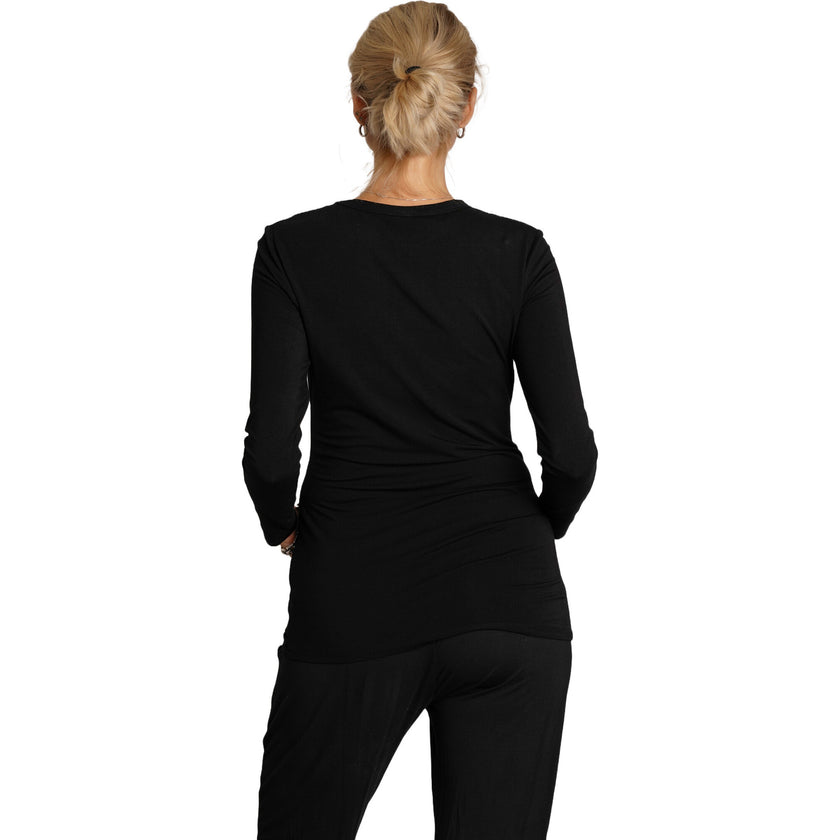 Liv Long Sleeve Crew Neck Maternity Tee