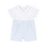 Seersucker One Piece Shortall