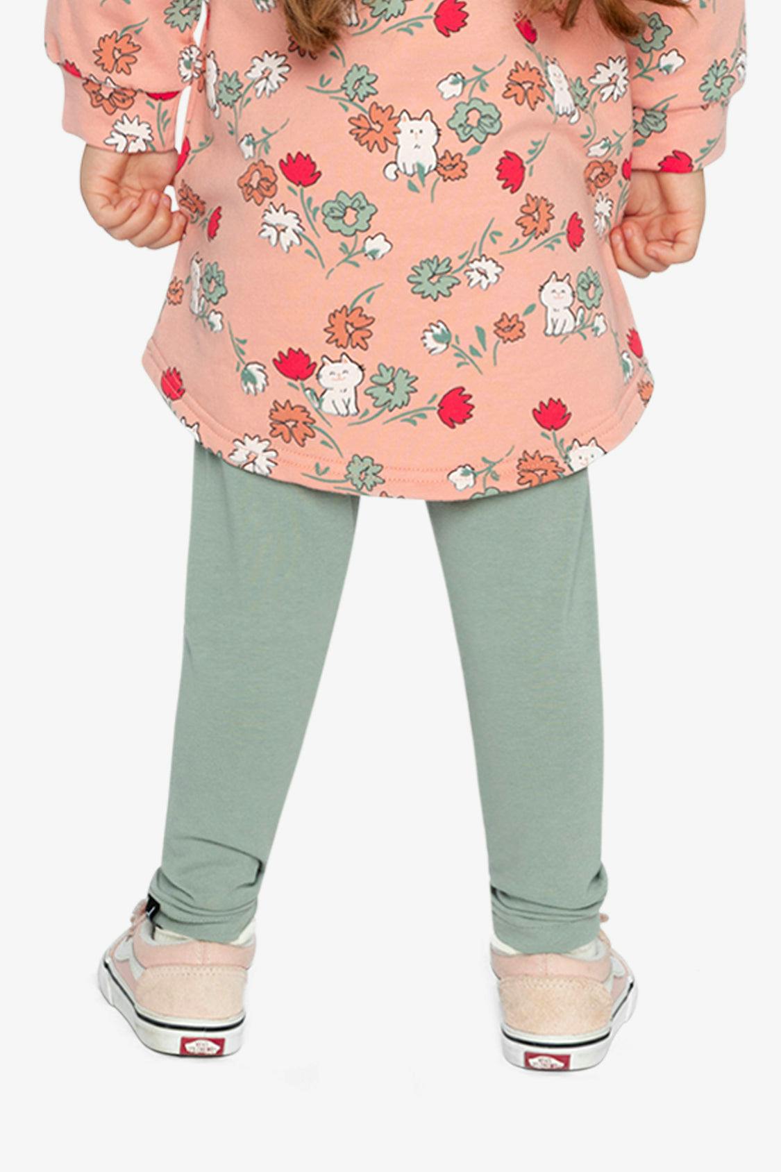 Organic Cotton Leggings Sage Green