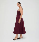 The Fiona Dress -  Mulberry