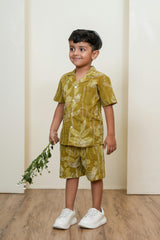 Short and Shirt  Set Green