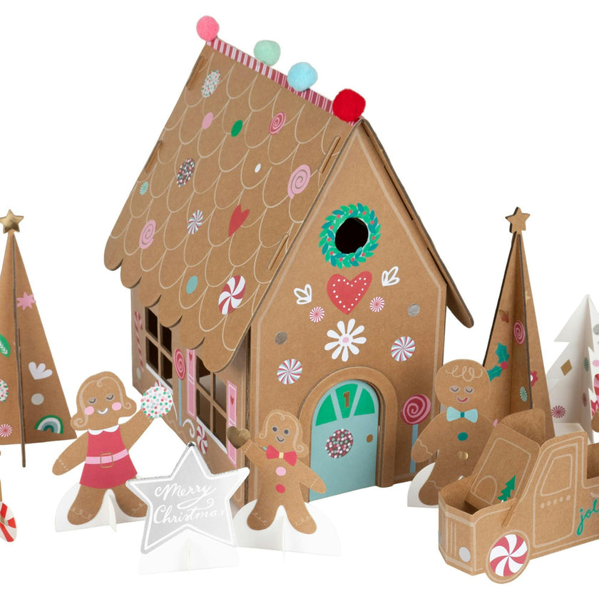 Gingerbread Sticker Advent Calendar