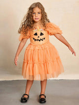 Pumpkin Dress for Girls