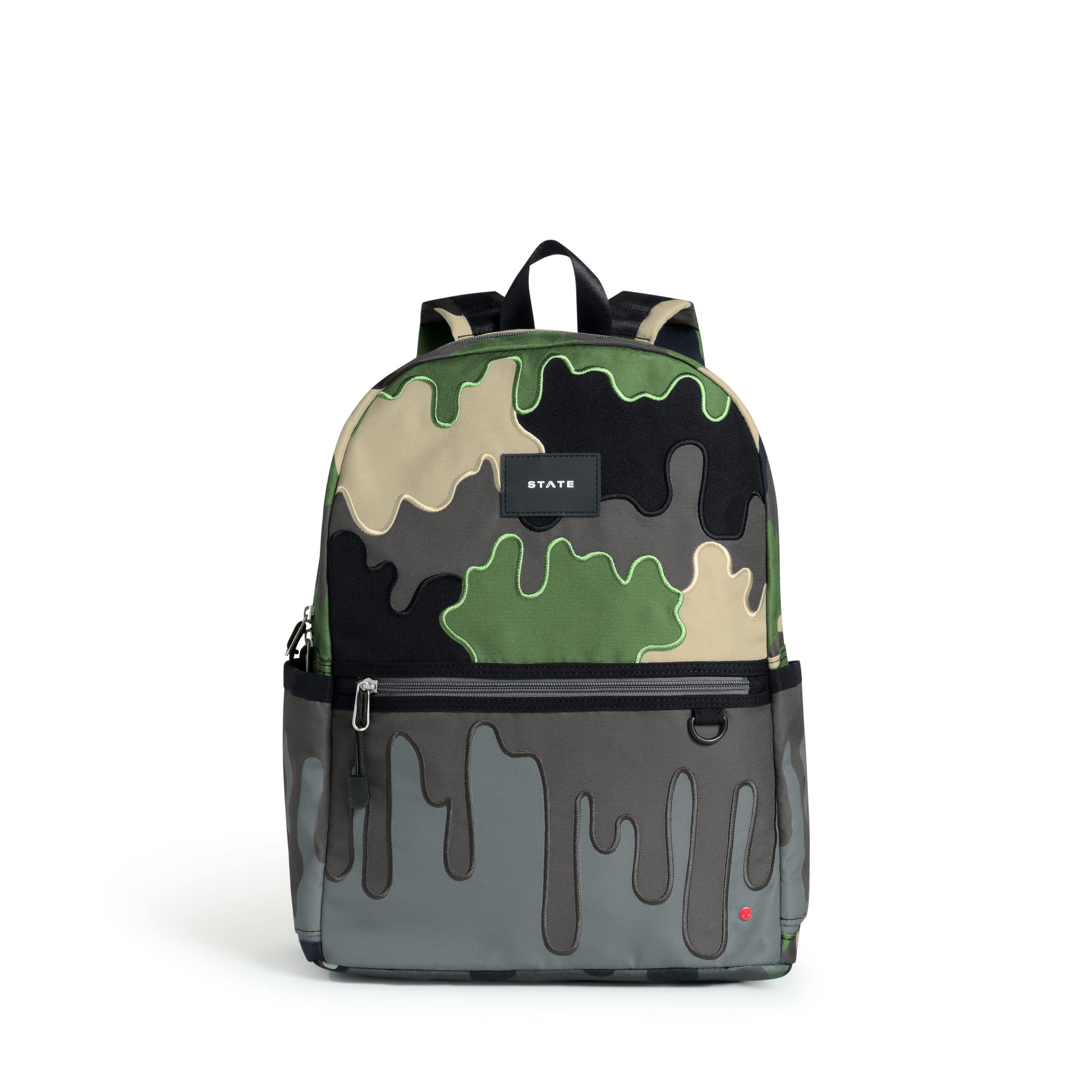Kane Double Pocket Backpack, Camo Drip