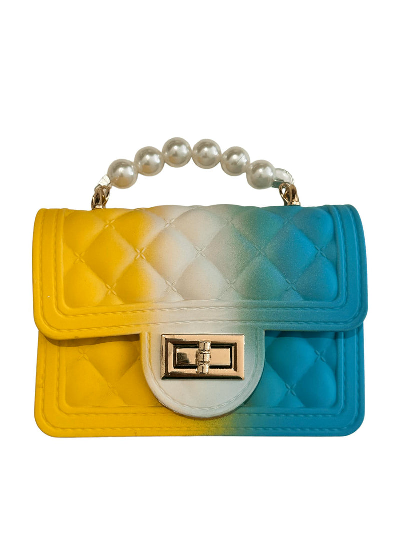 Mini Tie Dye Coco & Pearls Purse