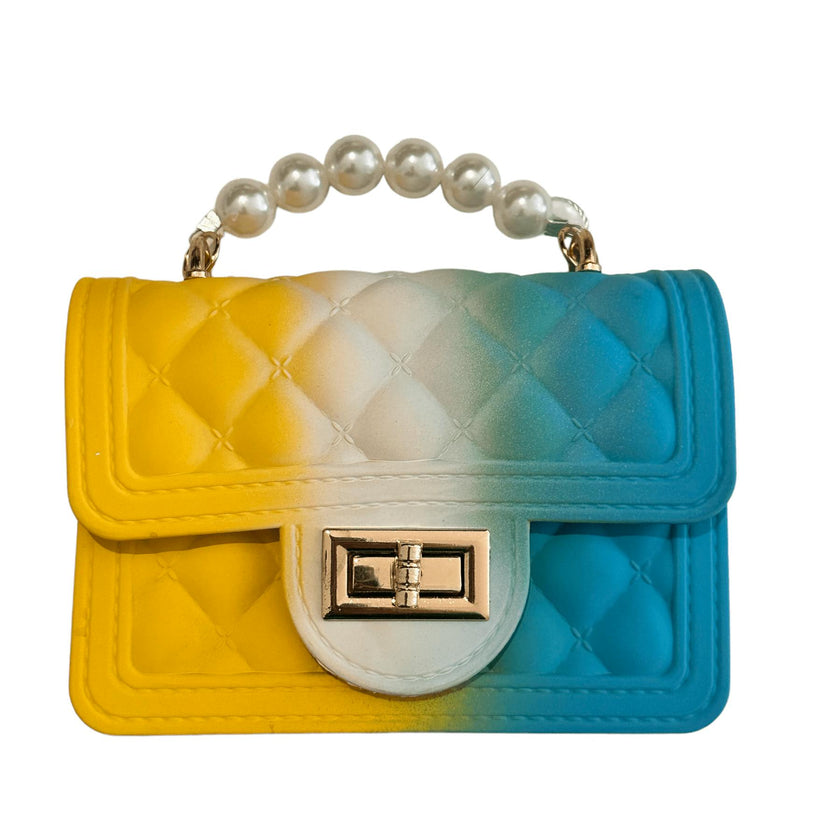 Mini Tie Dye Coco & Pearls Purse