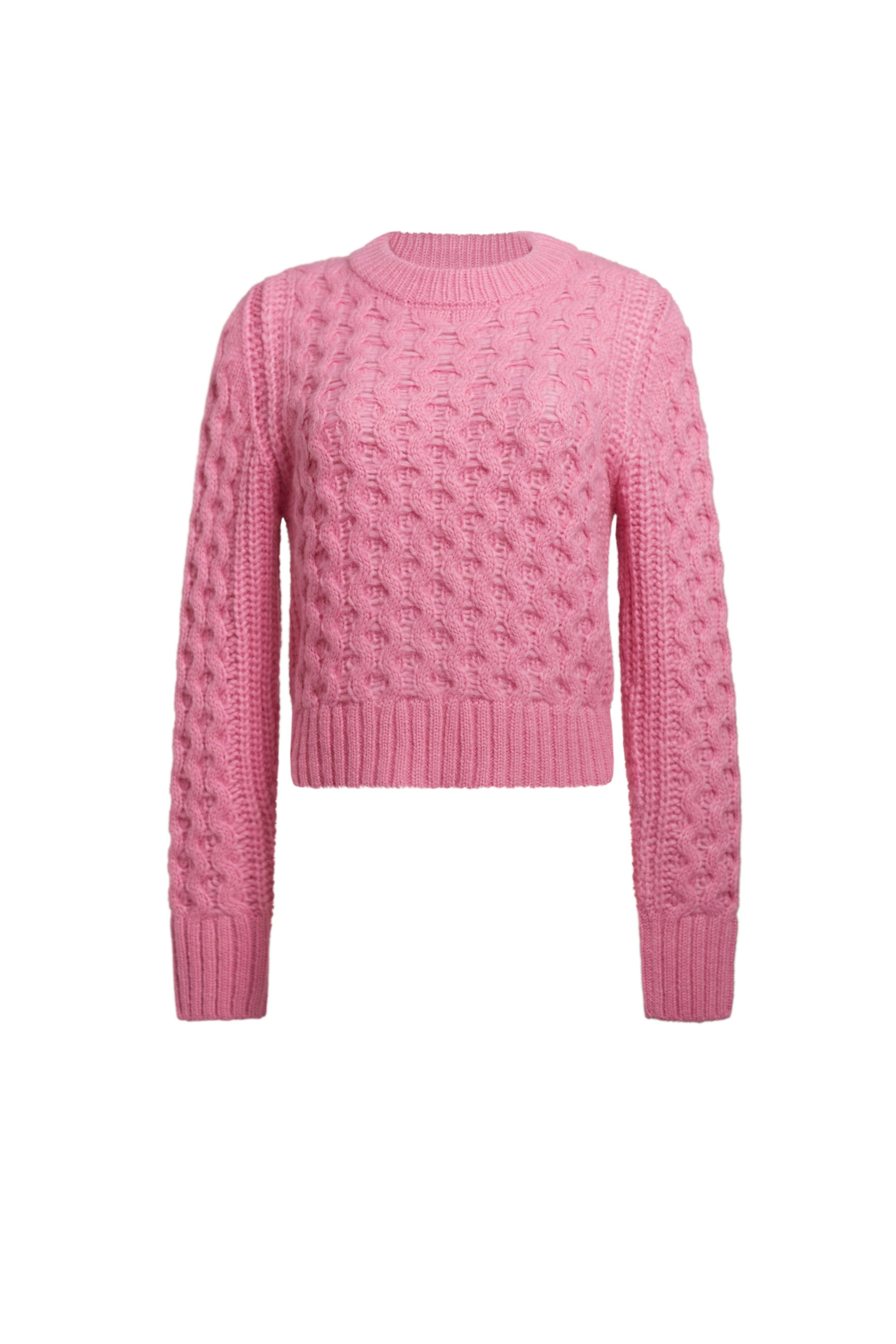 AMARA SWEATER | TAFFY PINK