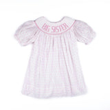 Big Sister Dress - Pink Swiss