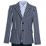 Navy Arthur Striped Tailored Suit