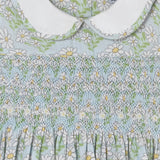 Hand-Smocked Girls Dress - Catalina