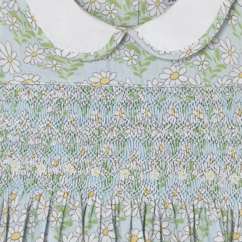 Hand-Smocked Girls Dress - Catalina