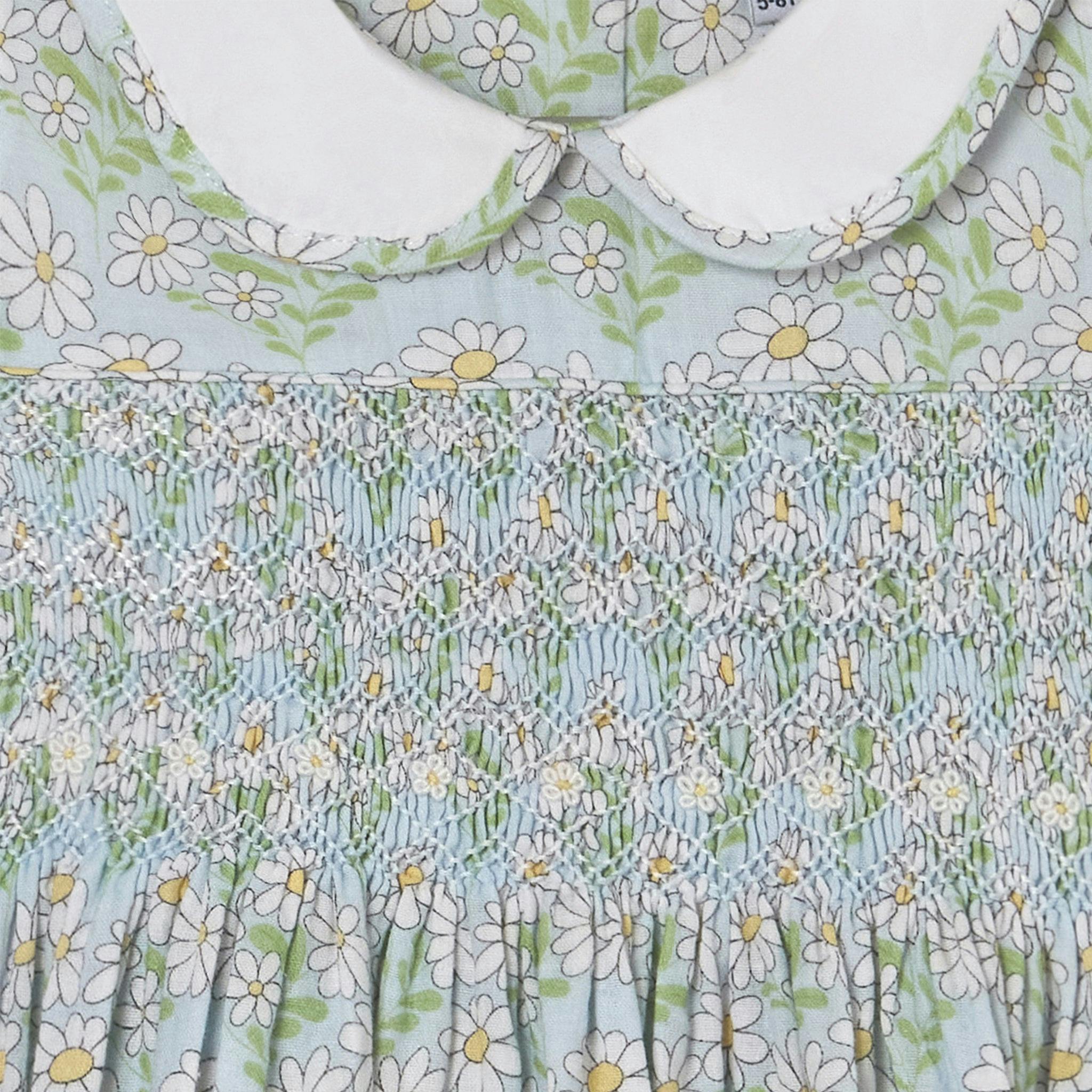 Hand-Smocked Girls Dress - Catalina
