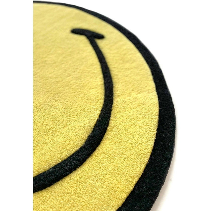 Round Smiley Rug