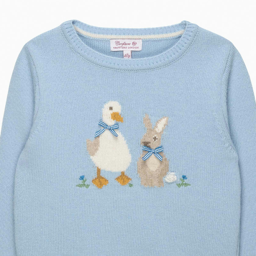 Duck & Bunny Sweater